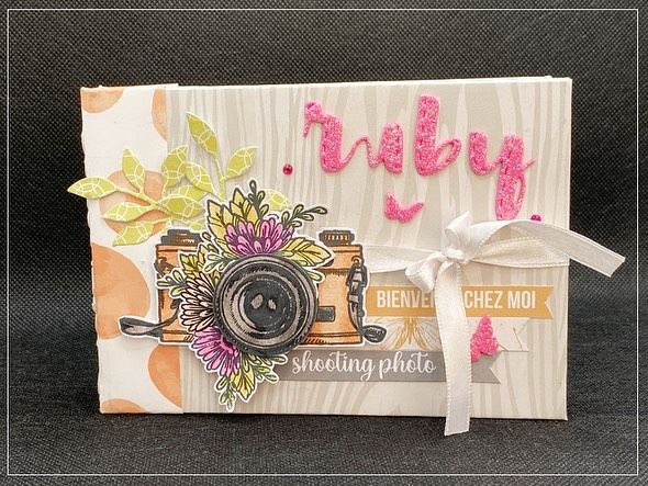 Album pop up naissance ou petite fille #scrapbooking #album 